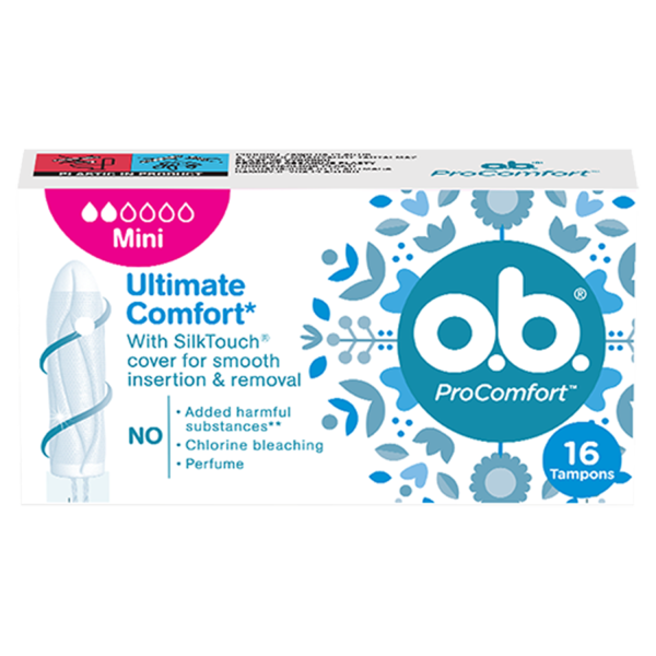 O.B. PROCOMFORT MINI TAMPONY 16 SZT