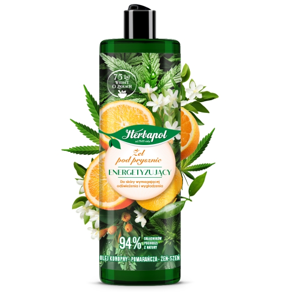 HERBAPOL ŻEL POD PRYSZNIC ENERGETYZUJĄCY 400 ml