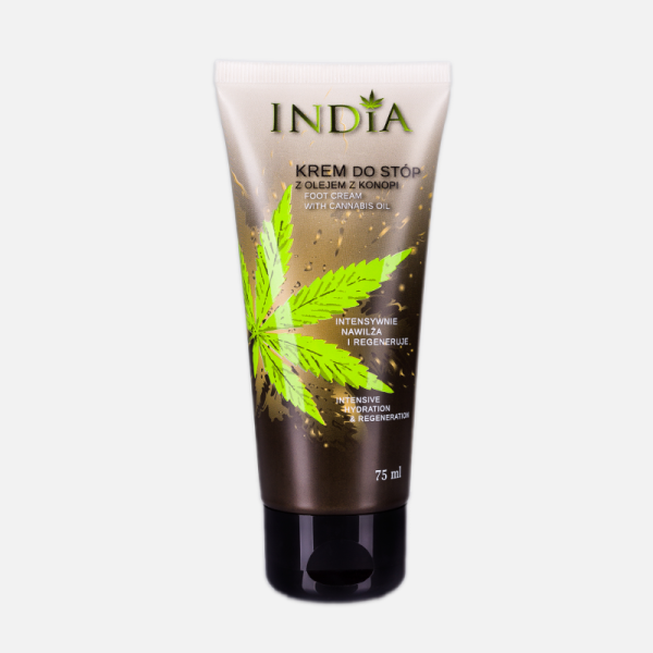 INDIA KREM DO STÓP Z OLEJEM Z KONOPI 75 ML