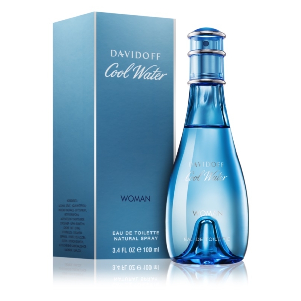 DAVIDOFF COOL WATER WOMAN WODA TOALETOWA DLA KOBIET 100 ML